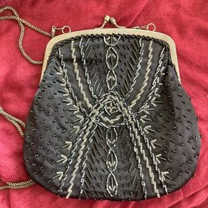 La Regale Ltd Vintage Beaded Evening Purse Clutch